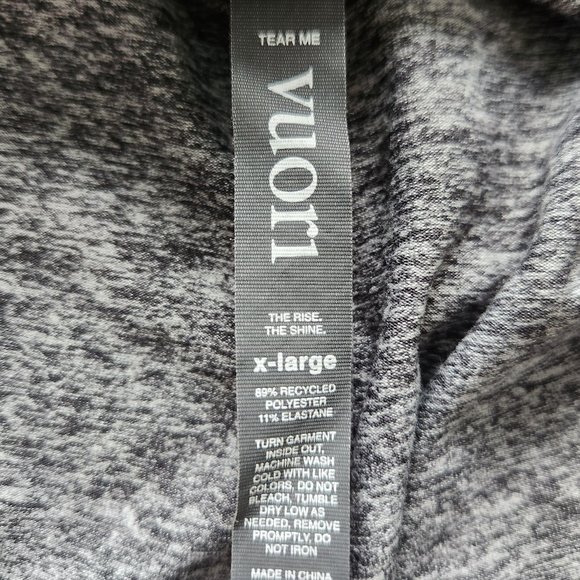 Vuori Boyfriend Short Heather Grey XL - Picture 8 of 11